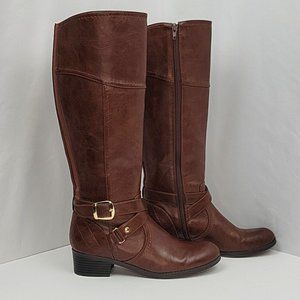Unisa Brown Wide Calf Boots Size 7